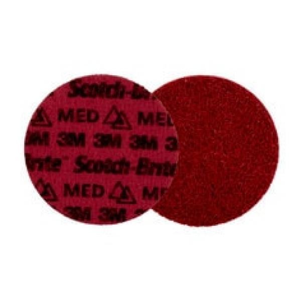 Scotch-Brite™ Präzisions-Vliesscheibe, PN-DH, Mittel, 125 mm x Keine Bohrung (NH), 25/Innenverpackung, 100 Stück/Karton