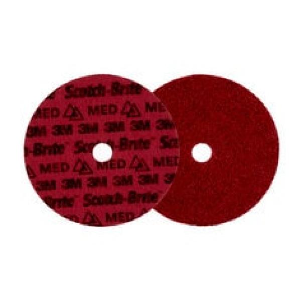 Scotch-Brite™ Präzisions-Vliesscheibe, PN-DH, Mittel, 178 mm x 22,23 mm, 25/Innenverpackung, 100 Stück/Karton