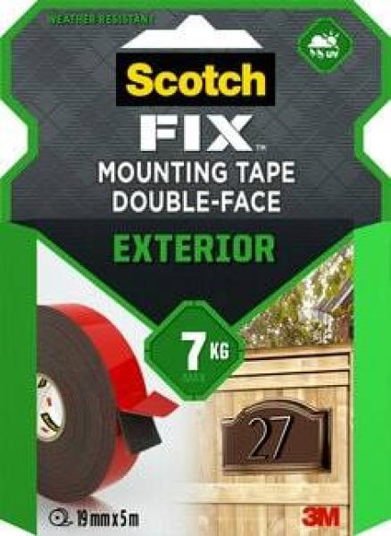 Scotch-Fix™ Außenmontageband 411-1950-P, 19 mm x 5 m, 1 Rolle/Packung