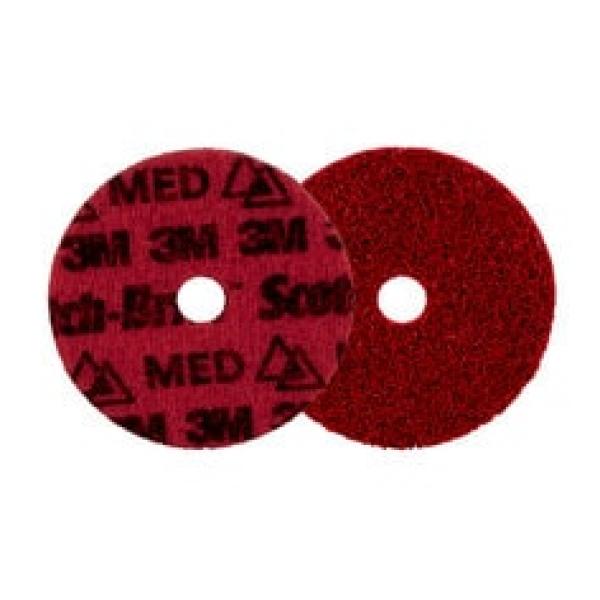 Scotch-Brite™ Präzisions-Vliesscheibe, PN-DH, Mittel, 100 mm x 16 mm, 25/Innenverpackung, 100 Stück/Karton