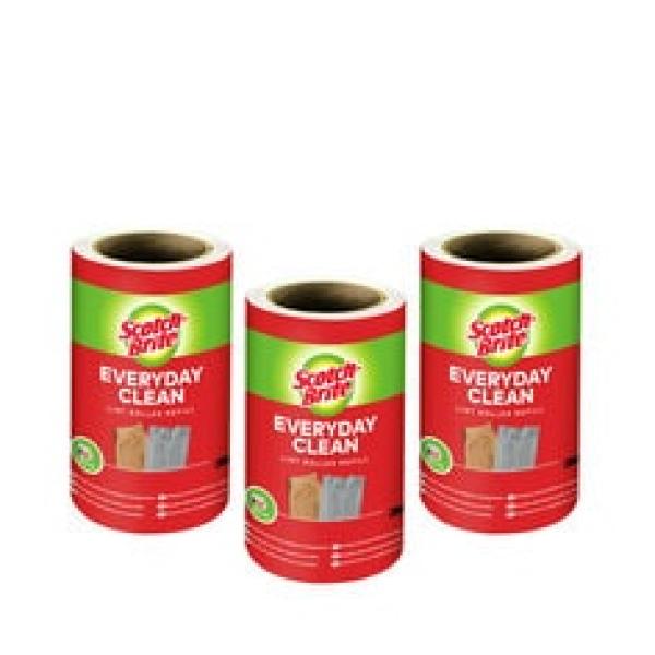 Scotch-Brite™ Everyday Clean Ersatz-Fusselrolle, 56 Blatt, 3/Packung