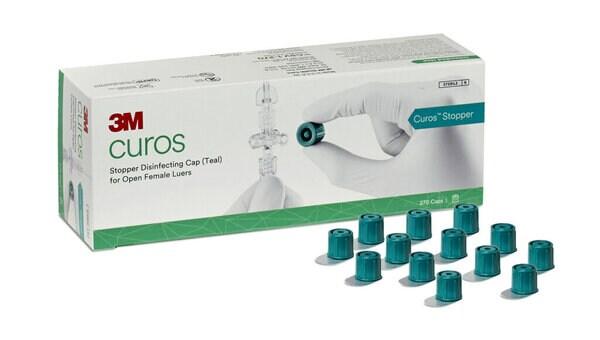3M™ Curos™ Desinfektionskappe f. weibliche Luer-Lock-Anschlüsse, CSV1-270R, Einzelkappe 1 VE(CS)=2160 Kappen, 8 KAR à 270 Kappen