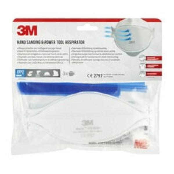 3M™ 9320+ Aura™ Einweg-Partikel-Atemschutzmaske, FFP2, ohne Ventil, 3/Packung
