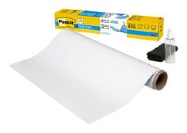 Post-it® Easy Erase Whiteboard-Oberfläche, Weiß, 91.4 cm x 121.9 cm, 1 Rolle/Packung