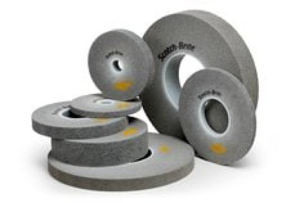 Scotch-Brite™ EXL Pro Deburring Convolute Wheel, EP-WL, 12S Fine, 8 in x 8 in x 3 in, 1 ea/Case