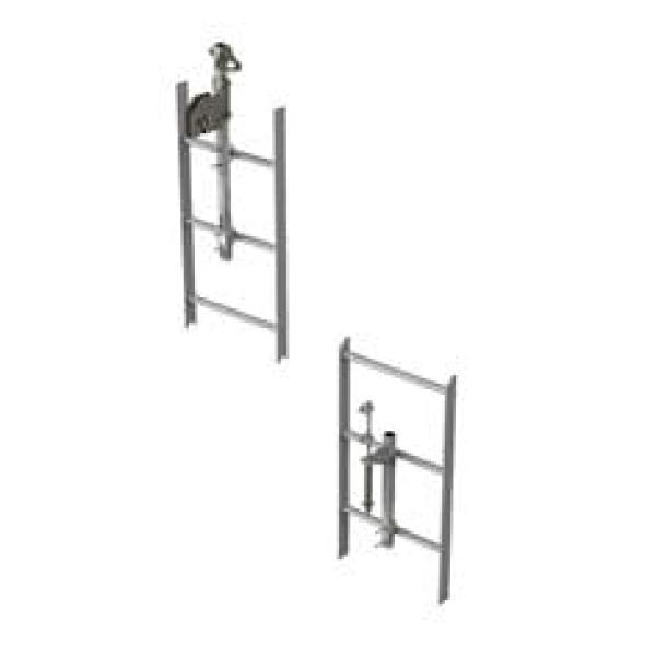 3M™ DBI-SALA® Lad-Saf™ Vertikales Kabelsicherungssystem, 4 Benutzer, verzinkter Stahl, 6116633