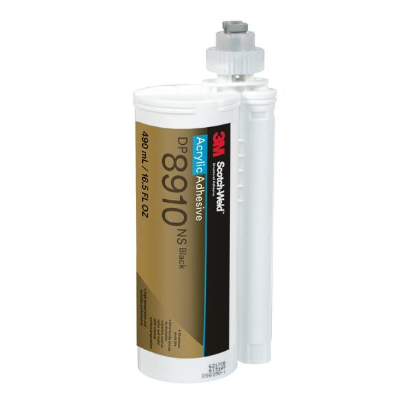 3M™ Scotch-Weld™ 2 Komponenten-Konstruktionsklebstoff auf Acrylatbasis DP8910NS, Schwarz, 490 ml Duo-Pak