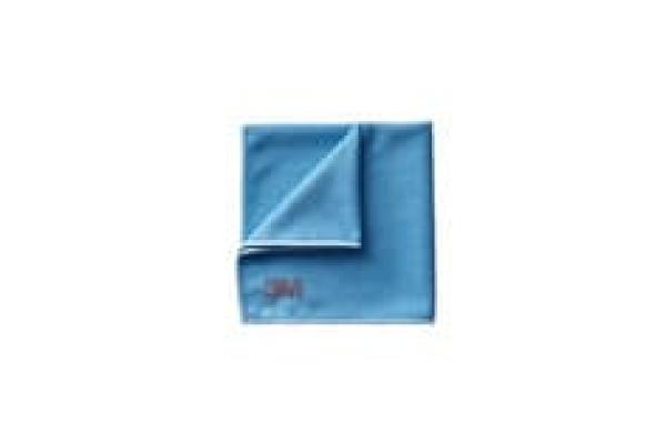 Scotch-Brite™ Hochleistungs-Mikrofasertuch 2011, Blau, 360 mm x 360 mm, 50/Packung, 8 Packung/Karton