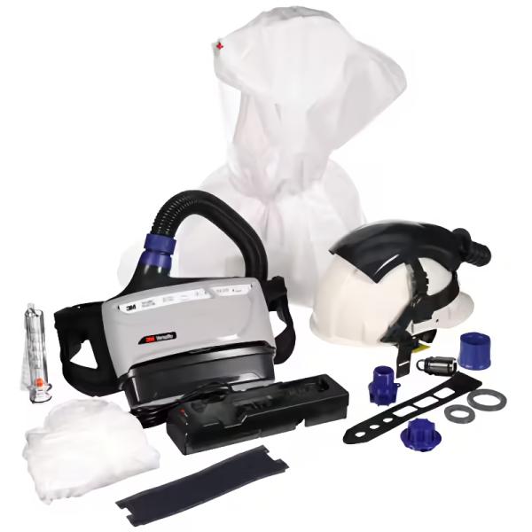 3M™ Versaflo™ Industriesicherheitshelm mit Haube Atemschutzgebläseset, TR-600-IHK