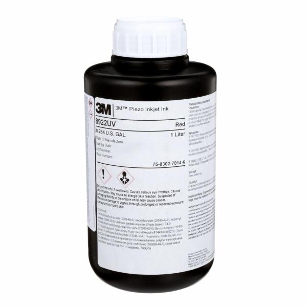 3M™ Piezo Inkjet Ink 8903UV v3, Blue, 1 L/Bottle, 2 Bottles/Case