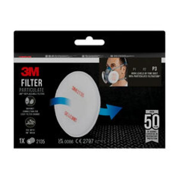3M™ Partikelfilter 2135, P3, für die Serien 6000 und 6500, 1 Paar pro Packung