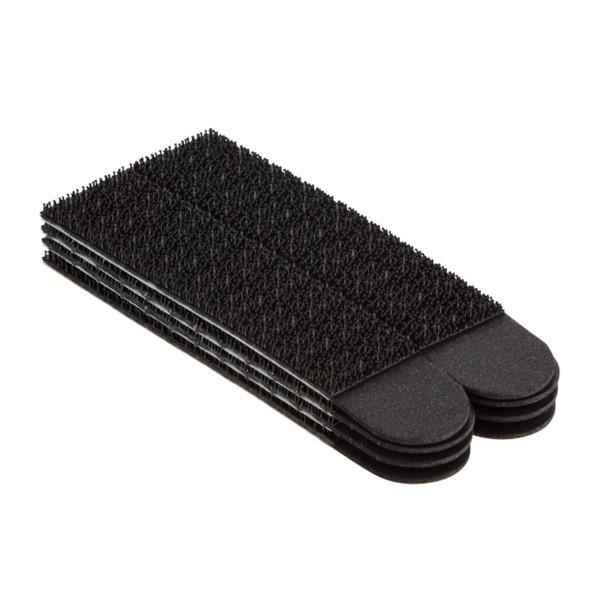 Command™ Bilder-Montage-Strips 17206BLK-4-FGN-S, Schwarz, Groß, 4 Paare (8 Streifen)