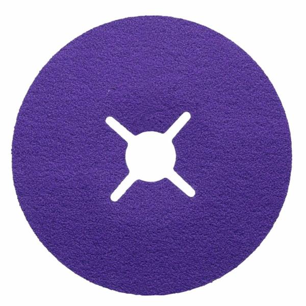 3M™ Cubitron™ 3 Fiberscheibe 1187C, 80+, 125 mm x 22 mm, Slotted, 25/Bag, 100 ea/Case