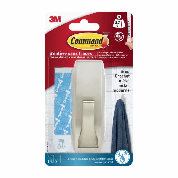 Command™ Bad Large Metallhaken "Modern Reflection", MR03-SN-B