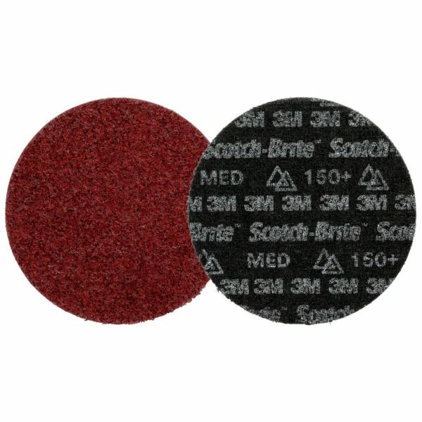 Scotch-Brite™ Präzisions-Vliesscheibe für höchste Anforderungen, HD-DH, Medium 150+, 102 mm x NH, 100 ea/Case