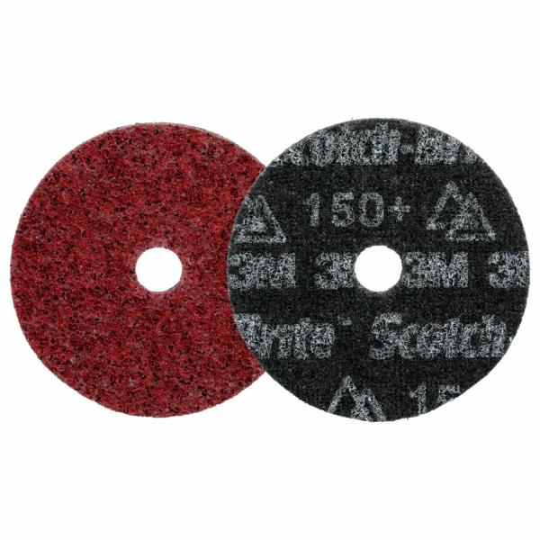 Scotch-Brite™ Präzisions-Vliesscheibe für höchste Anforderungen, HD-DH, Medium 150+, 102 mm x 16 mm, 100 ea/Case
