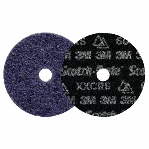 Scotch-Brite™ Präzisions-Vliesscheibe für höchste Anforderungen, HD-DH, X-Extra Coarse 60+, 102 mm x 16 mm, 100 ea/Case