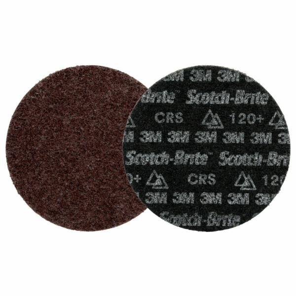 Scotch-Brite™ Präzisions-Vliesscheibe für höchste Anforderungen, HD-DH, Coarse 120+, 102 mm x NH, 100 ea/Case