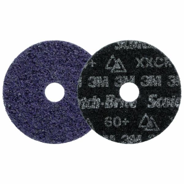 Scotch-Brite™ Präzisions-Vliesscheibe für höchste Anforderungen, HD-DH, X-Extra Coarse 60+, 4-1/51 mm x 22.23 mm, 50 ea/Case