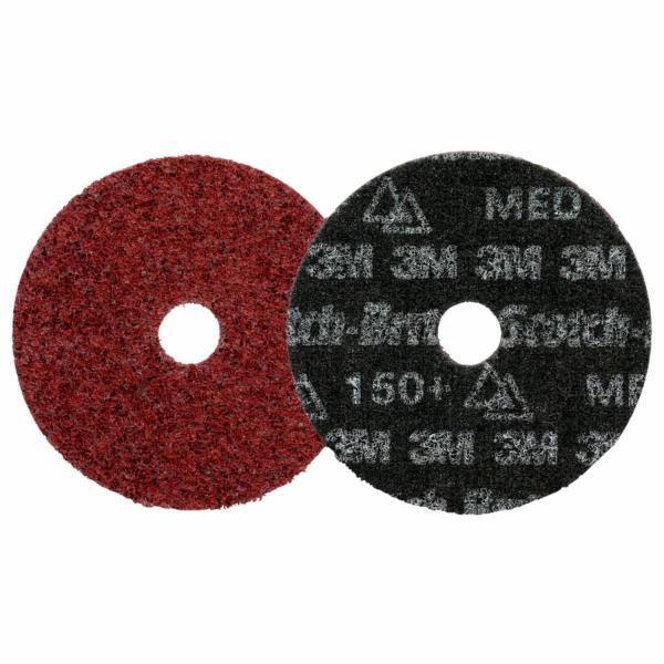 Scotch-Brite™ Präzisions-Vliesscheibe für höchste Anforderungen, HD-DH, Medium 150+, 127 mm x 22.23 mm, 50 ea/Case