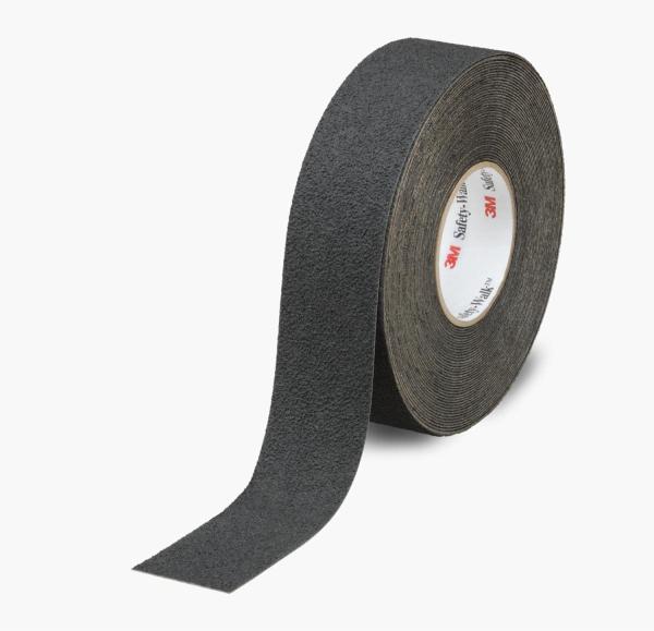 3M™ Safety-Walk™ Nasszone Medium, Typ 3, 300 Serie, Schwarz, 25 mm x 18,3 m, 1 Rolle/Karton