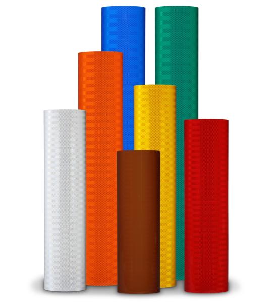 3M™ High Intensity Prismatische Reflexfolie für Digitaldruck 3931UDS, gelb,1220 mm x 45.7 m, 1 Rolle/Karton