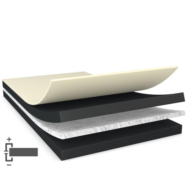 tesa® 60372, 100m x 1040mm, schwarz
