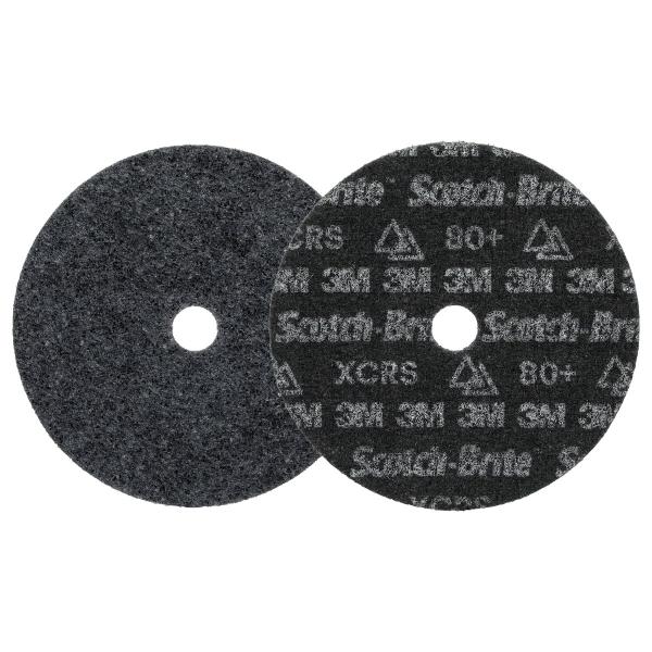 Scotch-Brite™ Präzisions-Vliesscheibe für höchste Anforderungen, HD-DH, Extra Coarse 80+, 178 mm x 22.23 mm, 25 ea/Case
