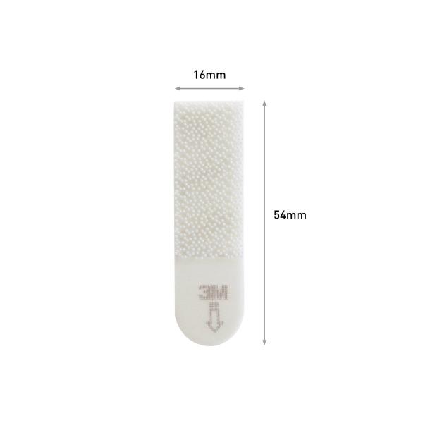 Command™ Bilder-Montage-Strips 17202WHI-4-DE, weiß, klein, 4 Paare (8 Strips)