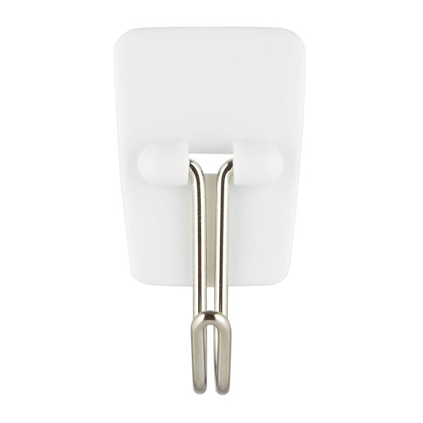 Command™ Drahthaken 17067, Weiß, Klein, 3 Haken + 4 Strips