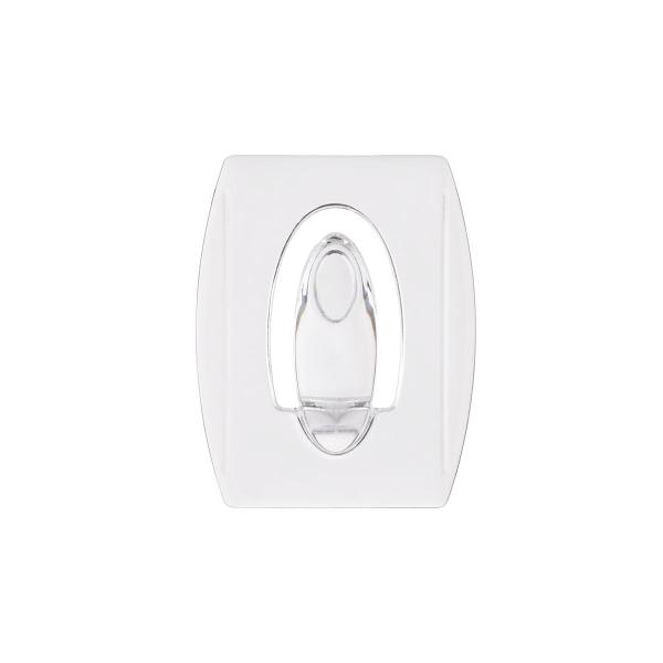 Command™ Mini-Haken  17006CLR-6-DE, transparent, mit transparenten Strips,  6 Haken + 8 Strips
