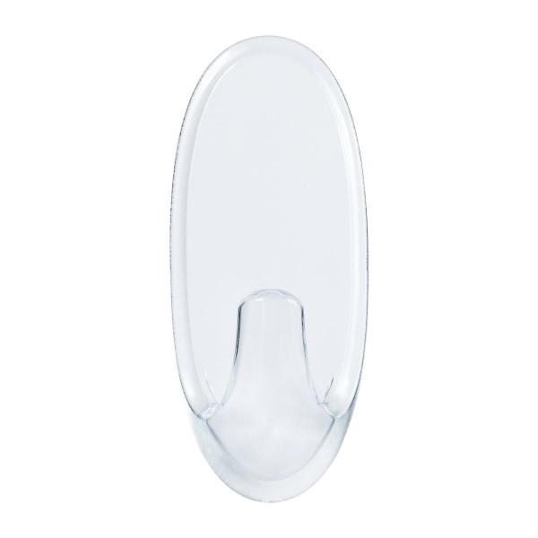 Command™ transparente Haken mit transparenten Strips CL091-7, 7 Haken + 10 Strips/Packung, 40 Packungen/Karton