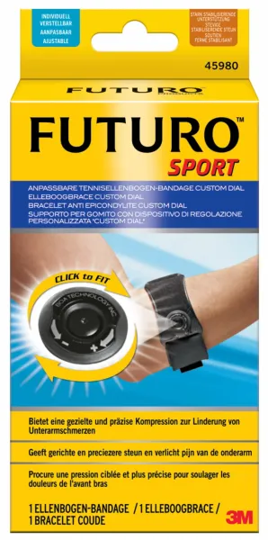 FUTURO™ Custom Dial Sport Tennis-Ellenbogen-Bandage anpassbar