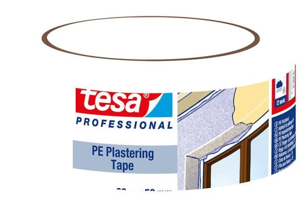 tesa® Professional 4845 Putzband PE, 33m x 50mm, weiss