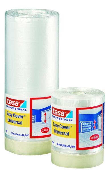 tesa® Professional 4368 Easy Cover Universal Folie, 33m x 1100mm, hellbeige;Foliematt