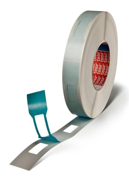 tesakrepp® 54287, 0,1m x 25mm, blau
