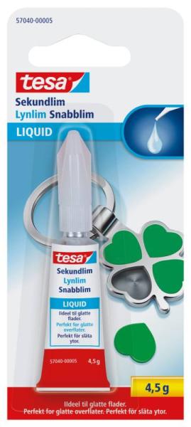 tesa® Sekundenkleber flüssig, 4,5 g Blister