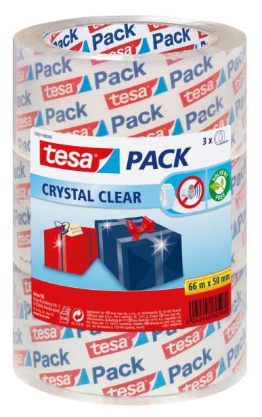 tesapack® kristall-klar, 66m x 50mm, kristall-klar