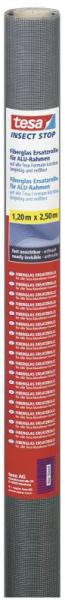 tesa® Insect Stop Fliegengitter Ersatzrolle Fiberglasgewebe, 2,5m x 1200mm, schwarz