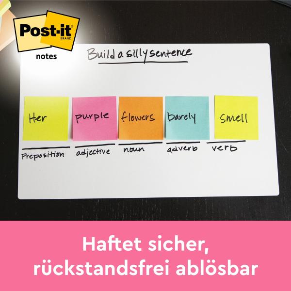 Post-it® Notes, Pink, 63.5 mm x 76 mm, 100 Blatt/Block, 1 Block/Packung, 100% PEFC, SGSCH-PEFC-COC-110078