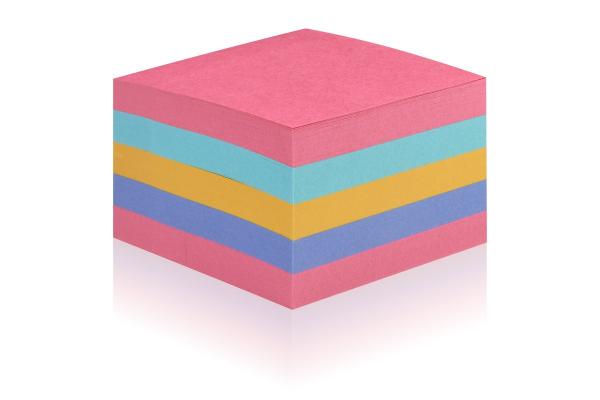 Post-it® Super Sticky Würfel, farbig, 440 Blatt, 76 x 76 mm, 100% PEFC SGSCH-PEFC-COC-110078