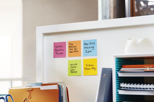 Post-it® Super Sticky Würfel, farbig, 440 Blatt, 76 x 76 mm, 100% PEFC SGSCH-PEFC-COC-110078