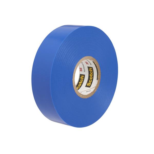 Scotch® 35 Vinyl Elektro-Isolierband, Blau, 19 mm x 20 m, 0,18 mm