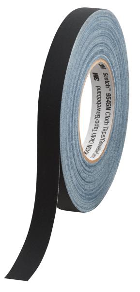 Scotch® 9545N Imprägniertes Gewebeband, Schwarz, 19 mm x 50 m, 0,3 mm