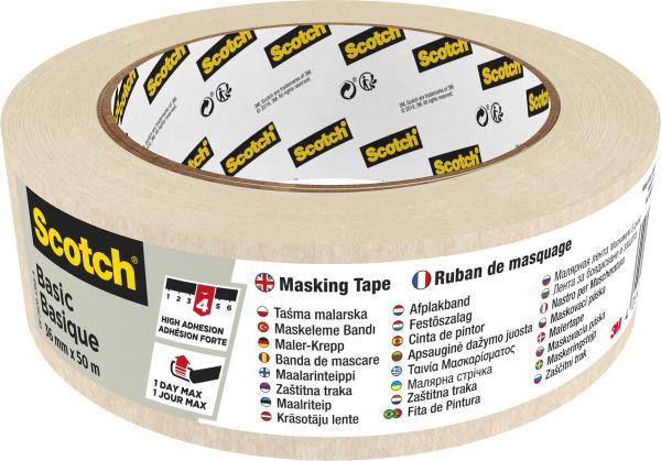 Scotch® Abdeckband Basic, 36 mm x 50 m