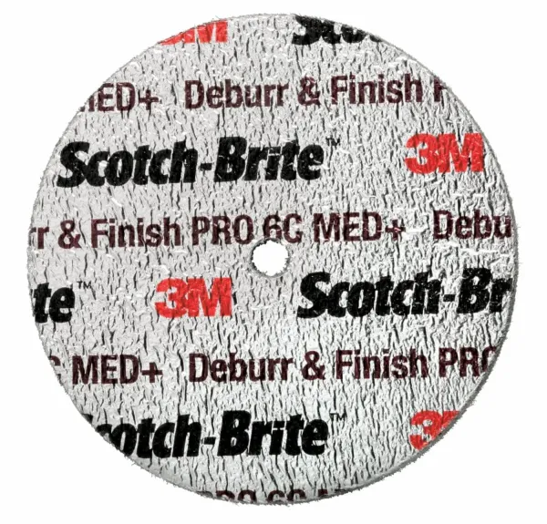 Scotch-Brite™ Deburr and Finish Pro Kompaktscheibe DP-UW, 152 mm x 12,7 mm x 25 mm, 2S FIN