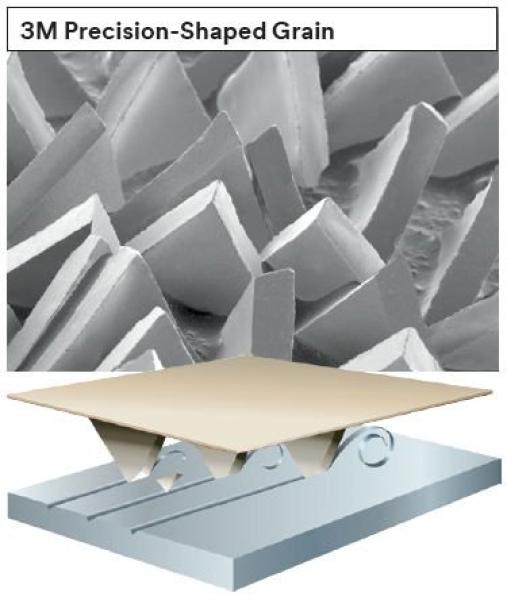 Scotch-Brite™ Deburr and Finish Pro Kompaktscheibe DP-UW, 75 mm x 3,18 mm x 6,35 mm, 6C MED+