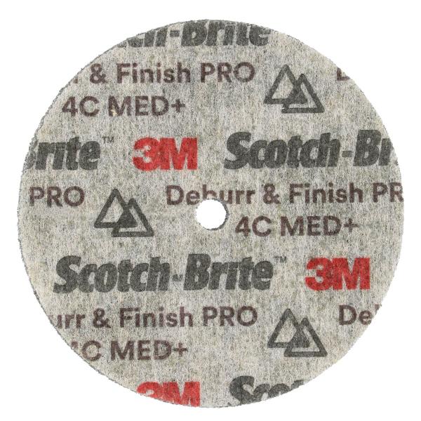 Scotch-Brite™ Deburr and Finish Pro Kompaktscheibe DP-UW, 75 mm x 6,35 mm x 6,35 mm, 4C MED+