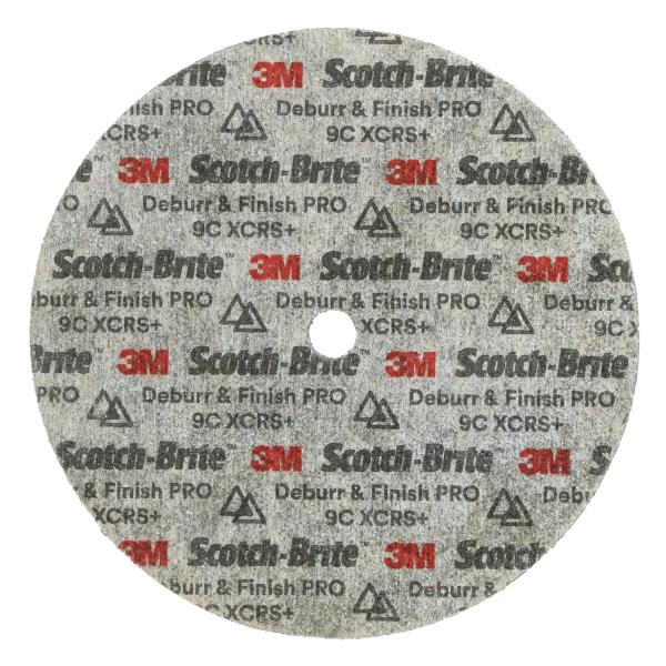 Scotch-Brite™ Deburr and Finish Pro Kompaktscheibe DP-UW, 9C Extra Coarse+, 203 mm x 4.2 mm x 25.4 mm, 8 ea/Case