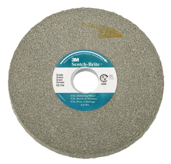 Scotch-Brite™ EXL Entgratungs-Kompaktscheibe XL-WL, 304 mm x 25,4 mm x 127 mm, 9S FIN